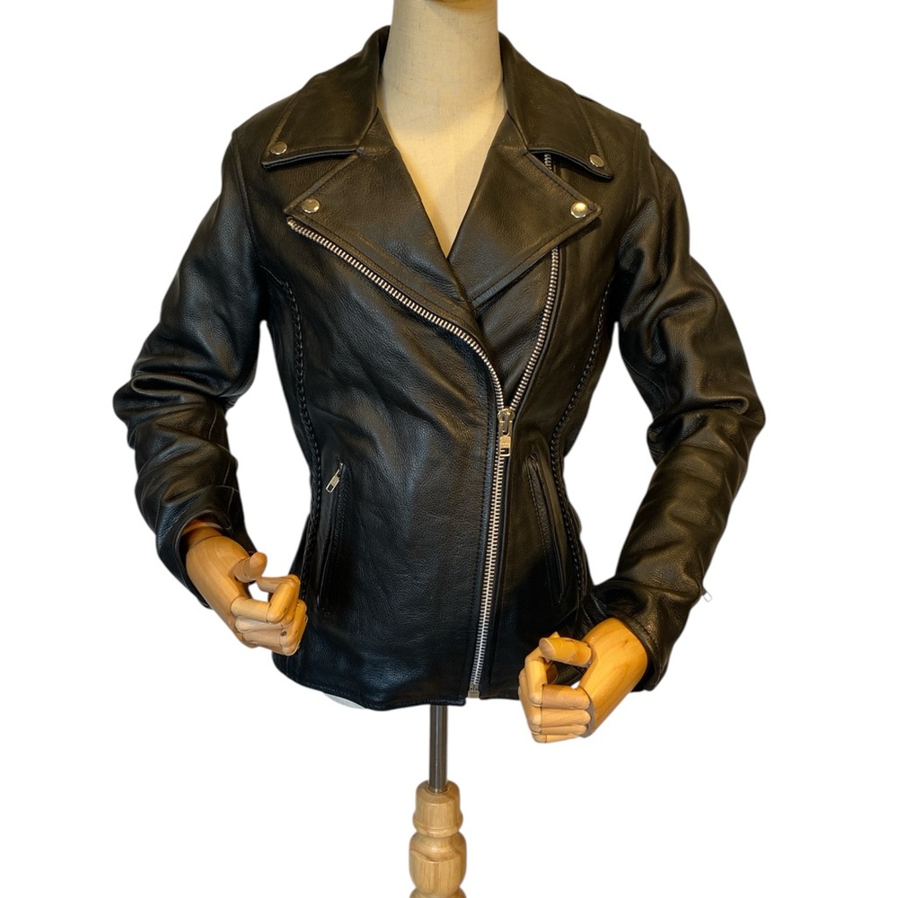 Milwaukee Leather Biker Jacket. Size M